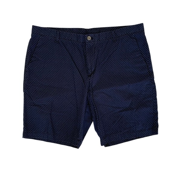Calvin Klein Other - Calvin Klein Navy Blue Microdot Flat Front Men’s Shorts